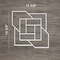 Ekena Millwork Medium Loveland Decorative Fretwork Wall Panels in Architectural PVC, 15 3/8"W x 15 3/8"H x 3/8"T WALP16X16LLD - alternate 4